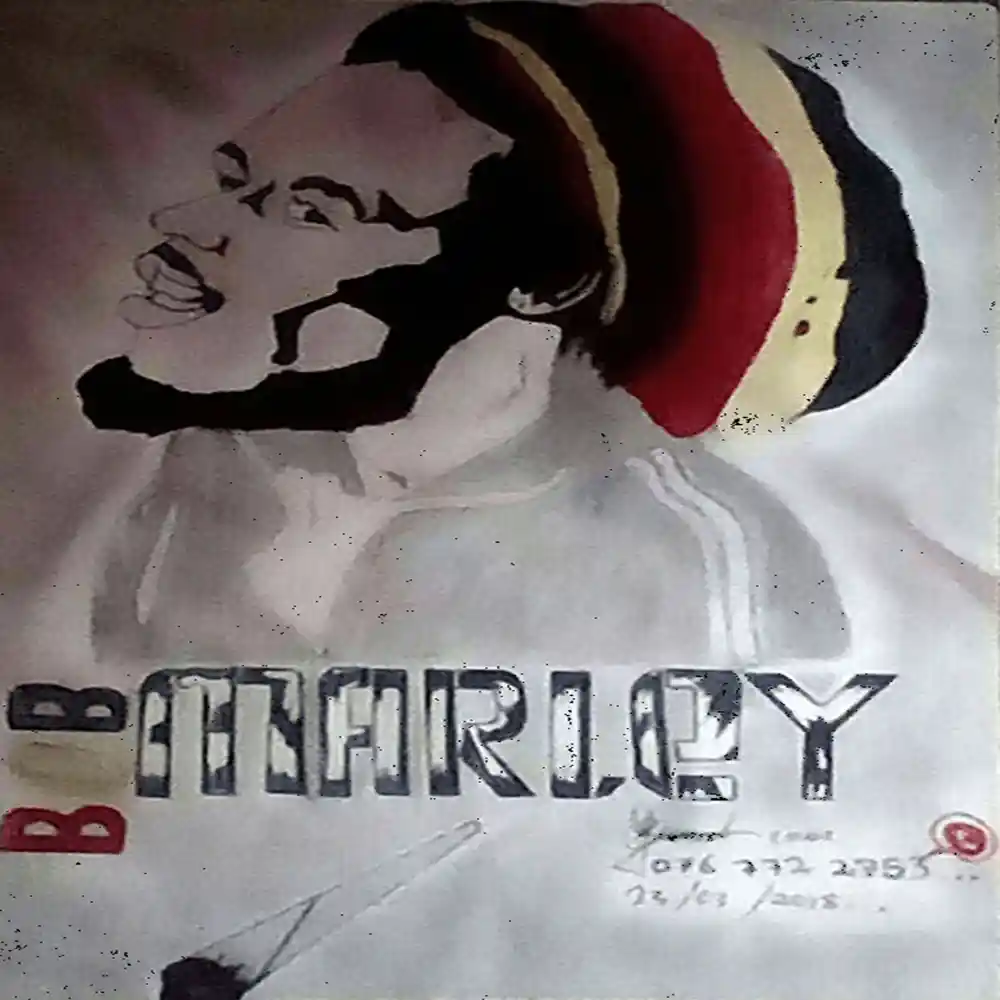 Reggae Music Portrait Artistic Illustration