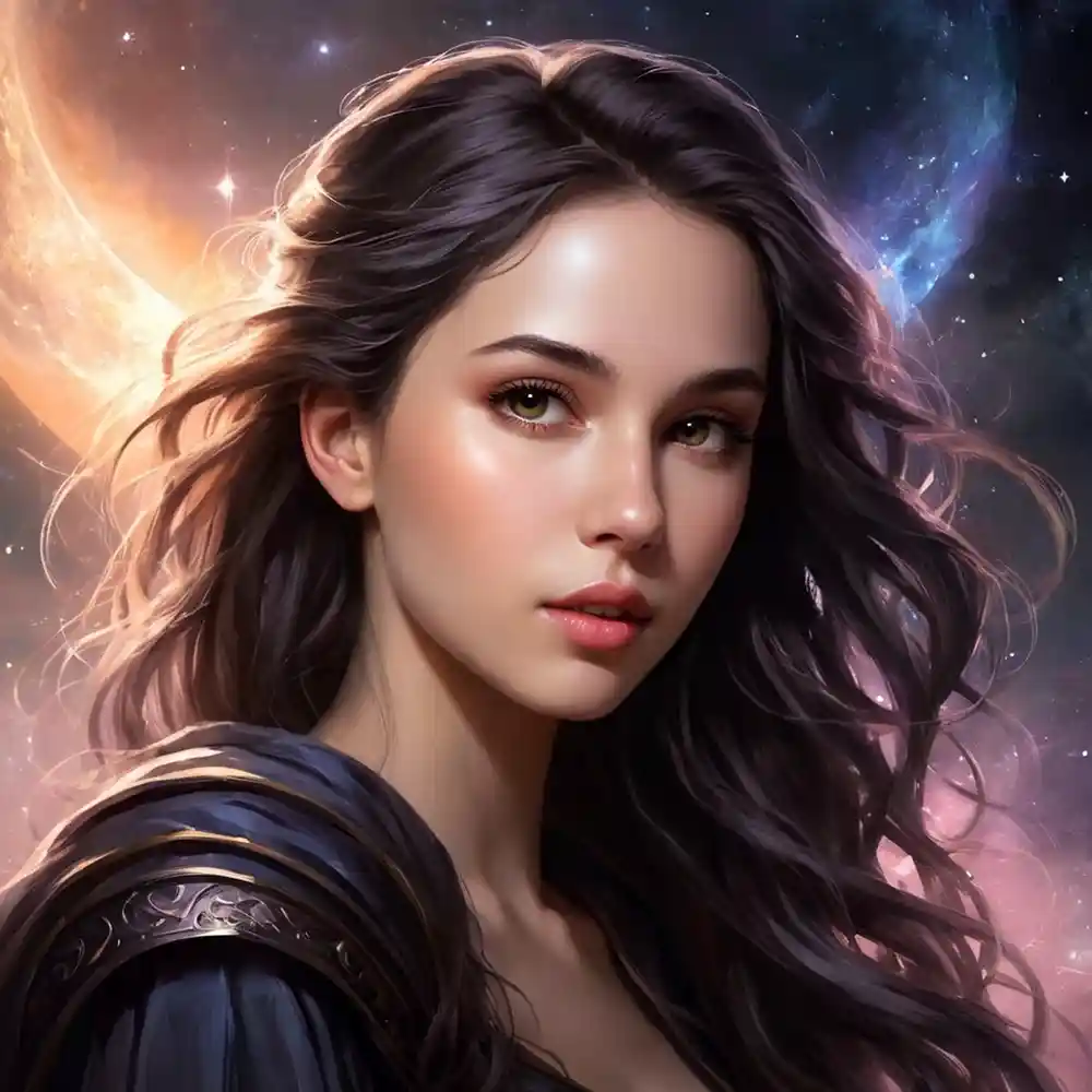 Lifelike Portrait Sketch Illustration In Black