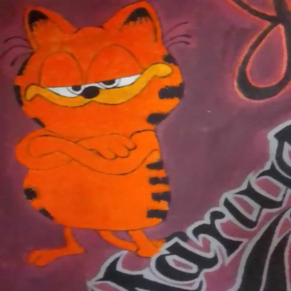 Garfield Cartoon Wall Art Painting