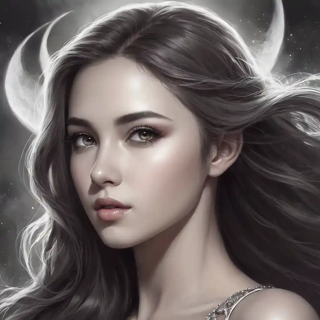 Black And White Shading Portrait Drawing