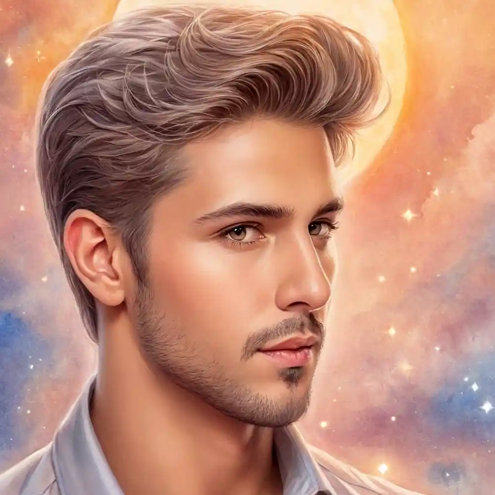 Handmade Pencil Sketch Portrait Male Artwork