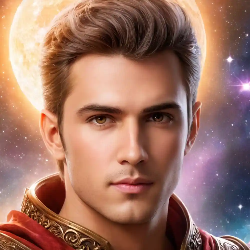 Handmade Close-Up Sketch Male Portrait