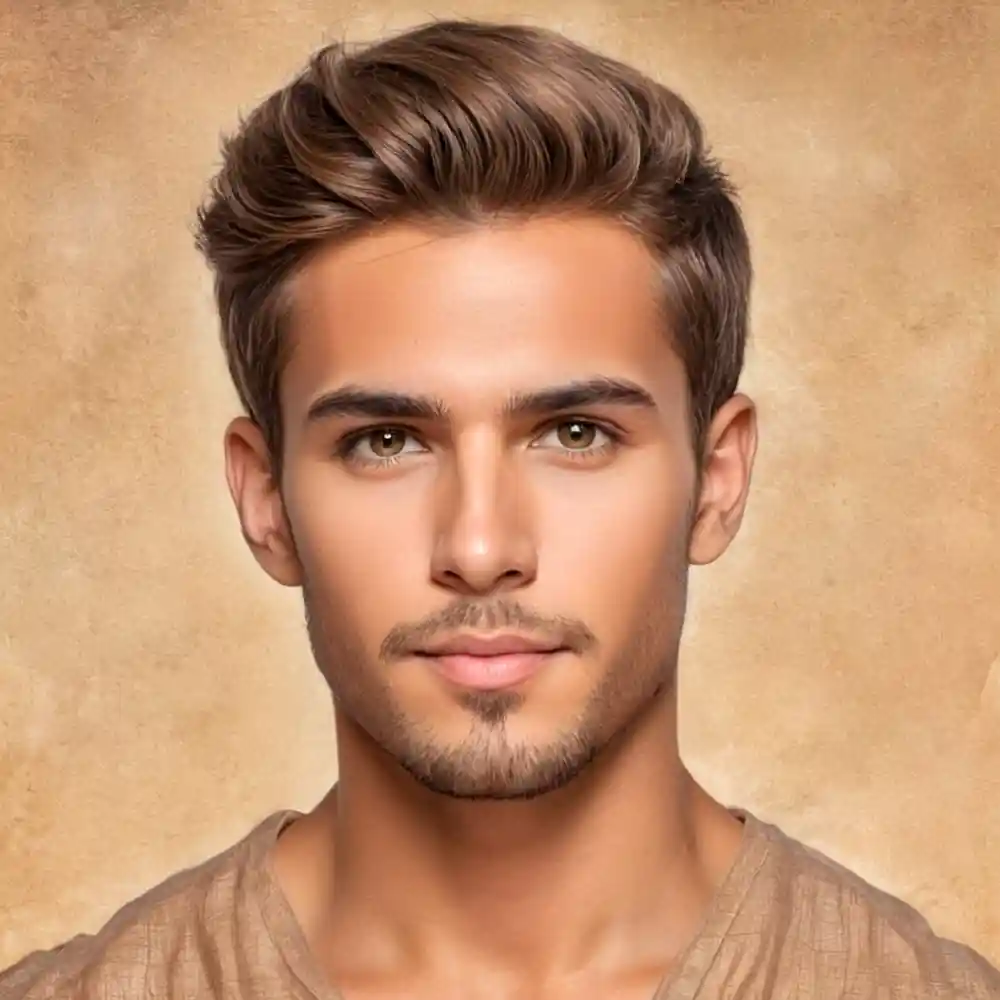 Handmade Pencil Drawing Male Portrait Shading