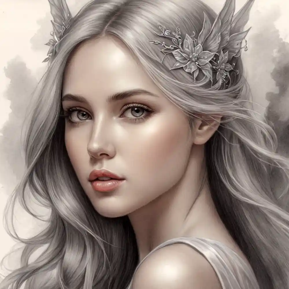 Graphite Pencil Drawing Realistic Portrait Art