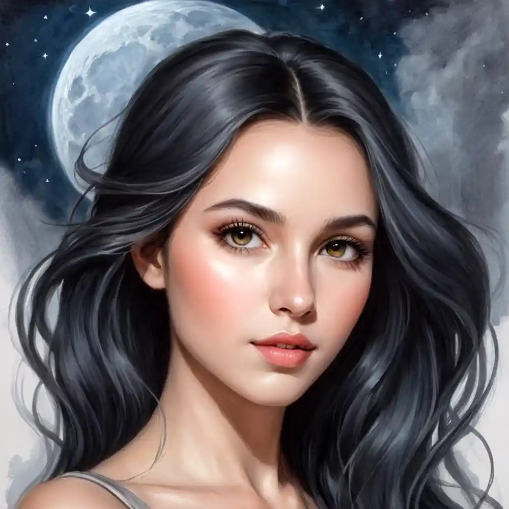 Black Pencil Portrait Sketch Handmade Artwork