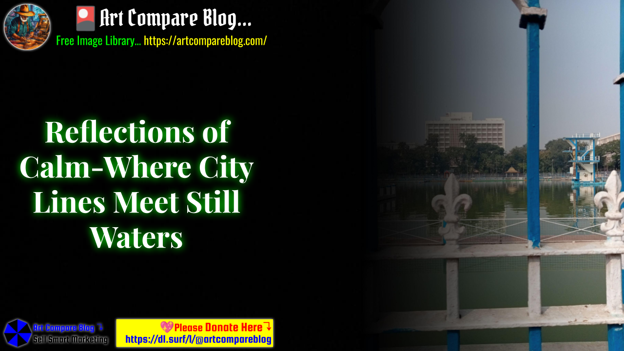 Reflections of Calm-Where City Lines Meet Still Waters