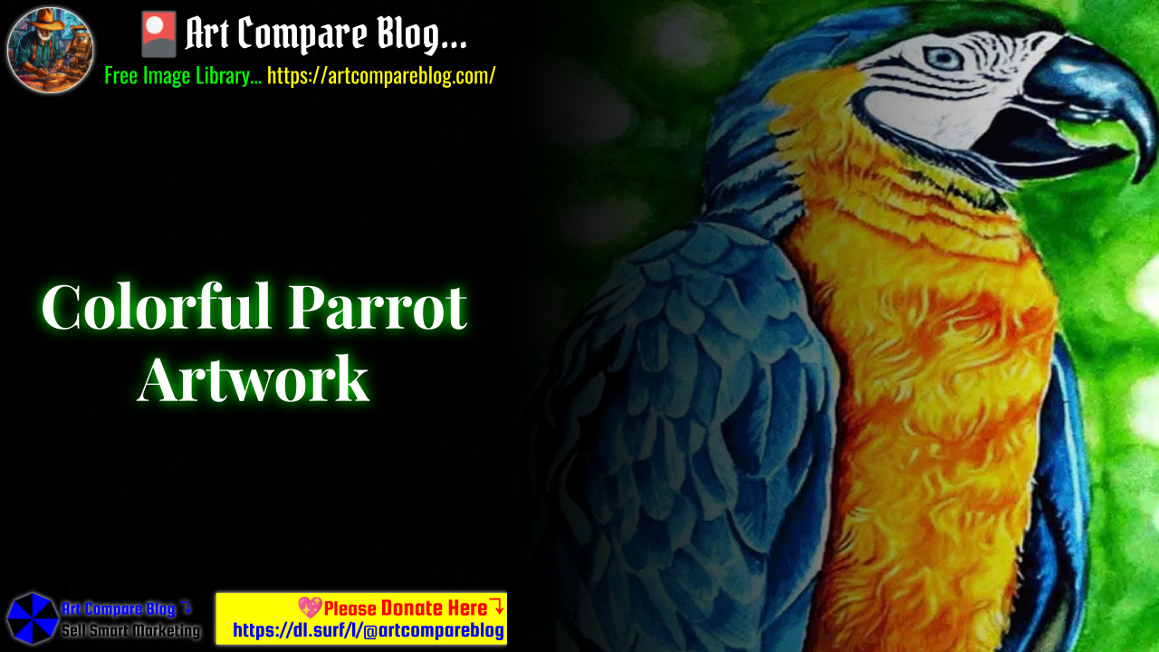 Colorful Parrot Artwork