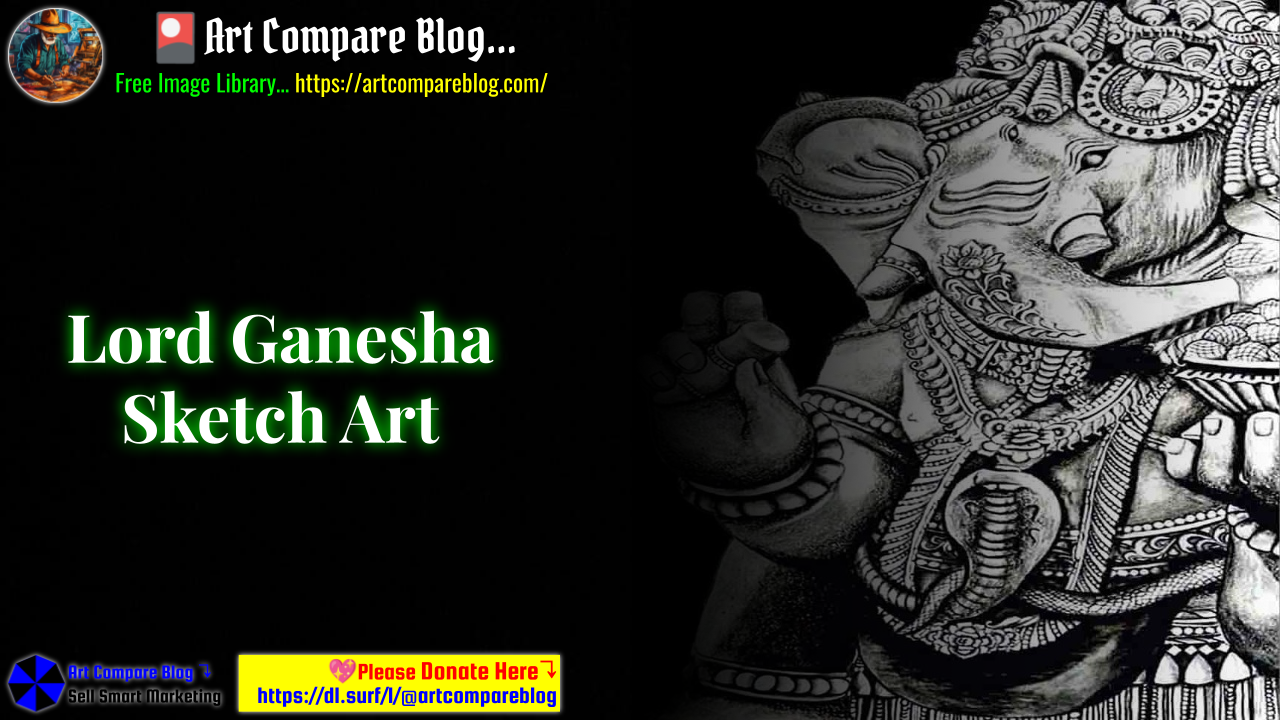 Lord Ganesha Sketch Art