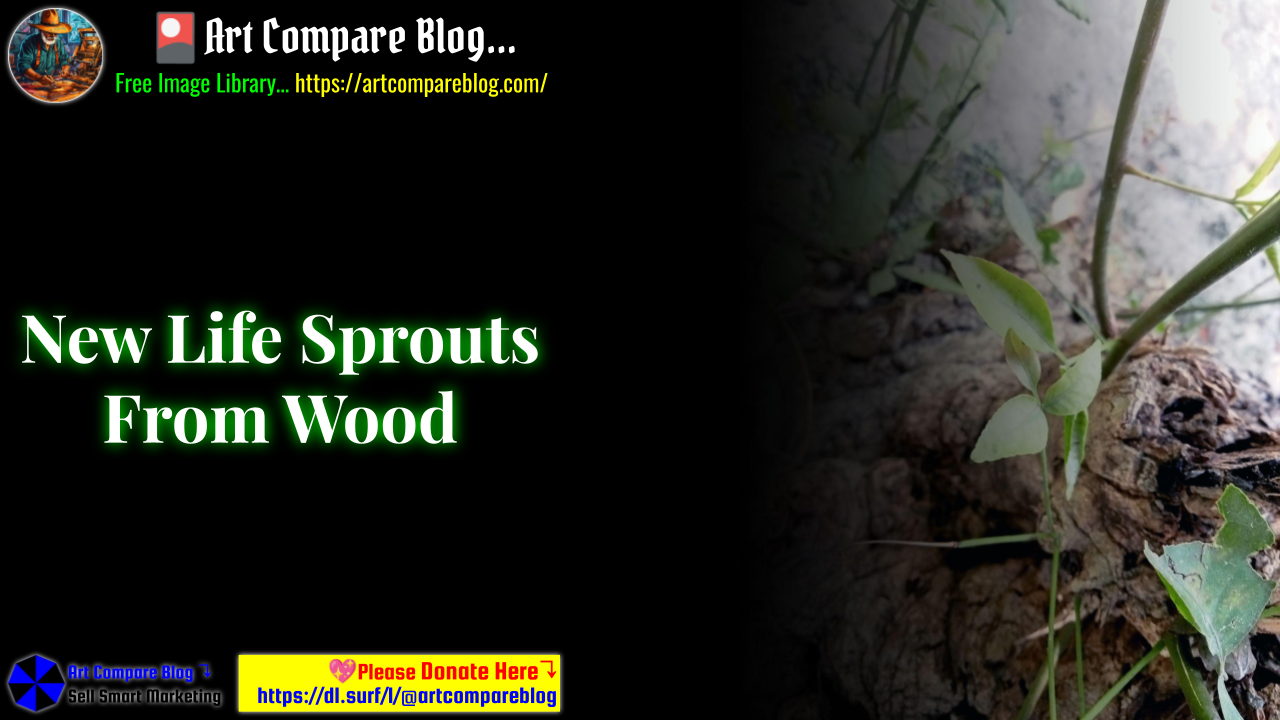 New Life Sprouts From Wood