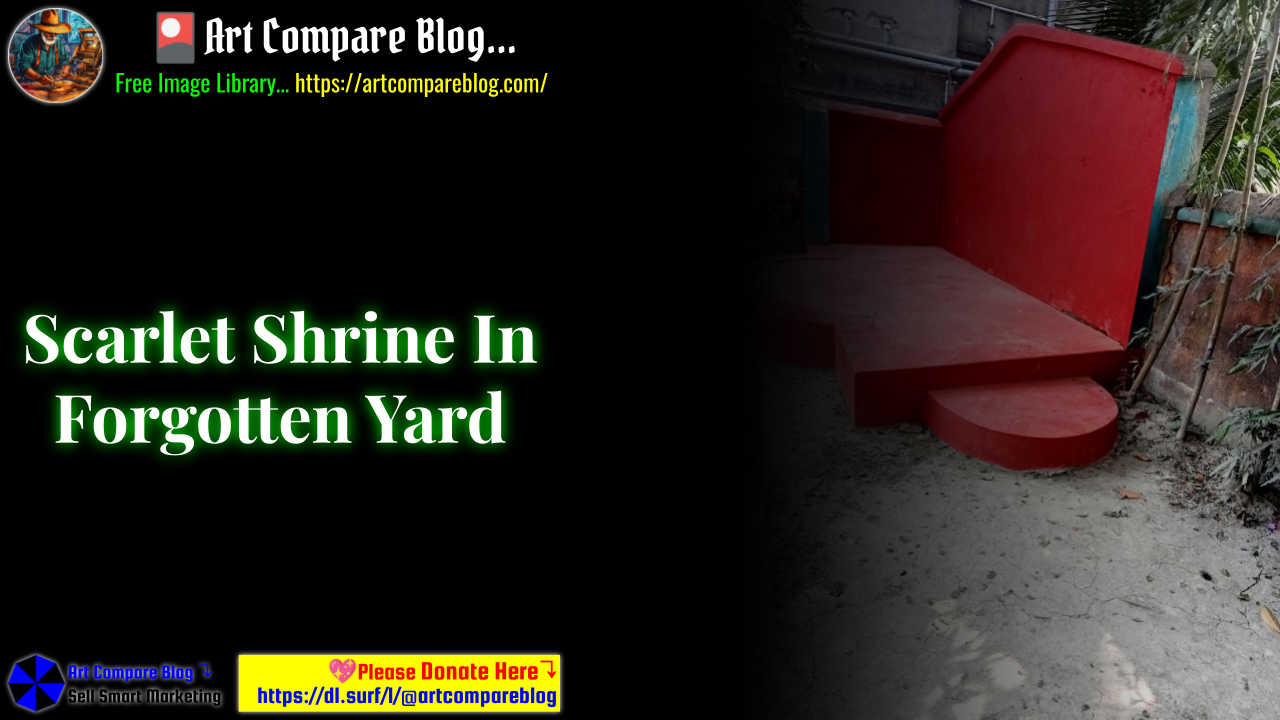 Scarlet Shrine In Forgotten Yard