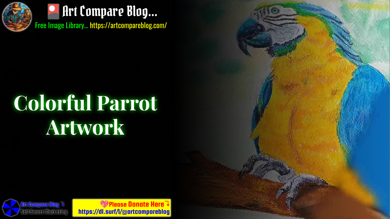 Colorful Parrot Artwork