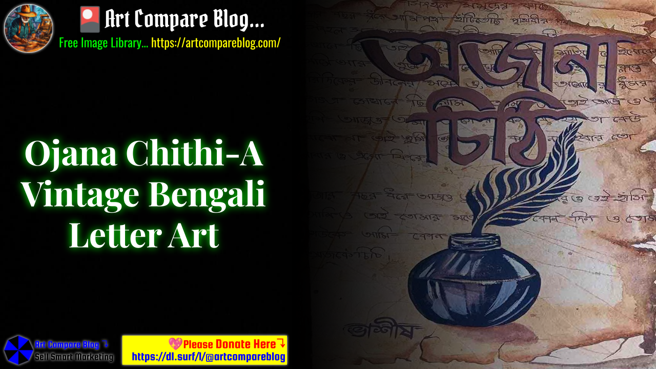 Ojana Chithi-A Vintage Bengali Letter Art