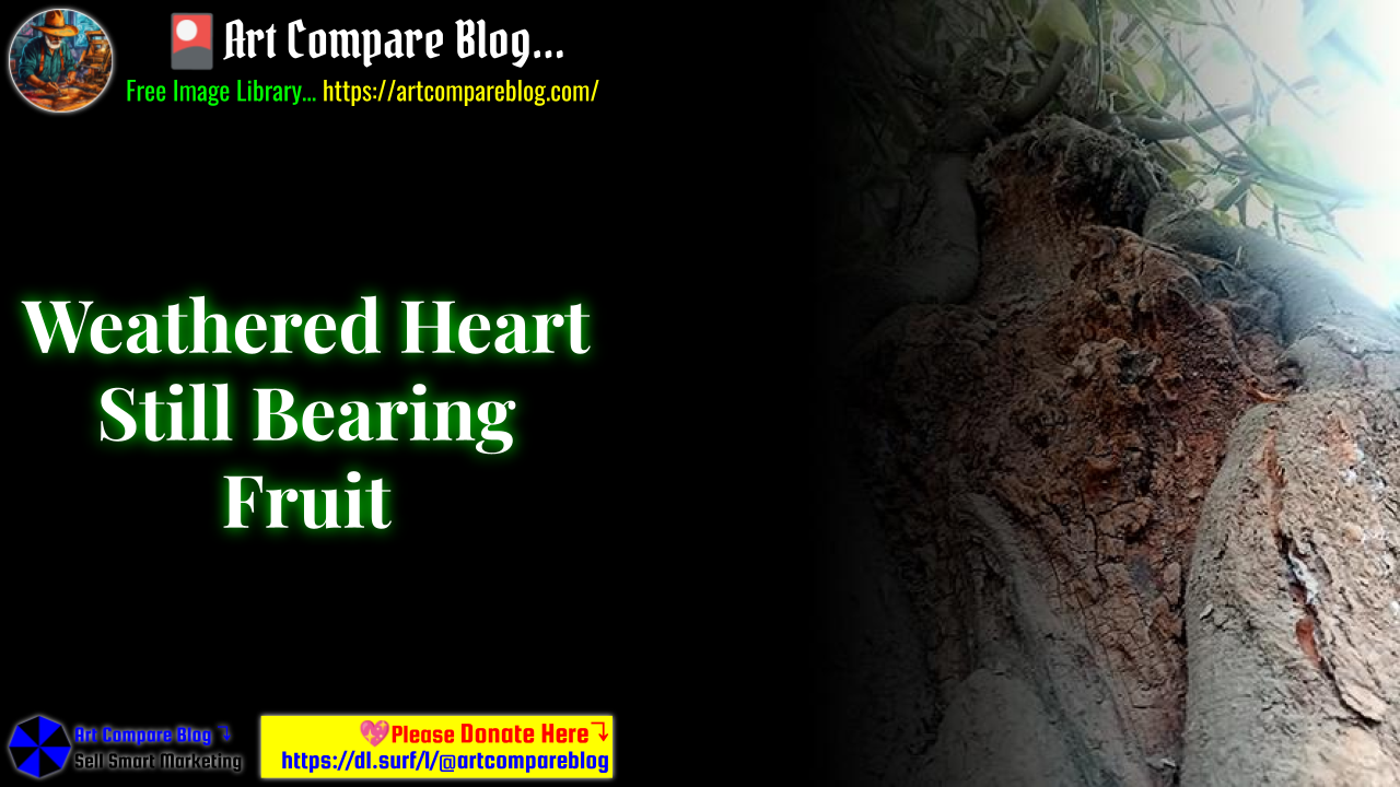 Weathered Heart Still Bearing Fruit