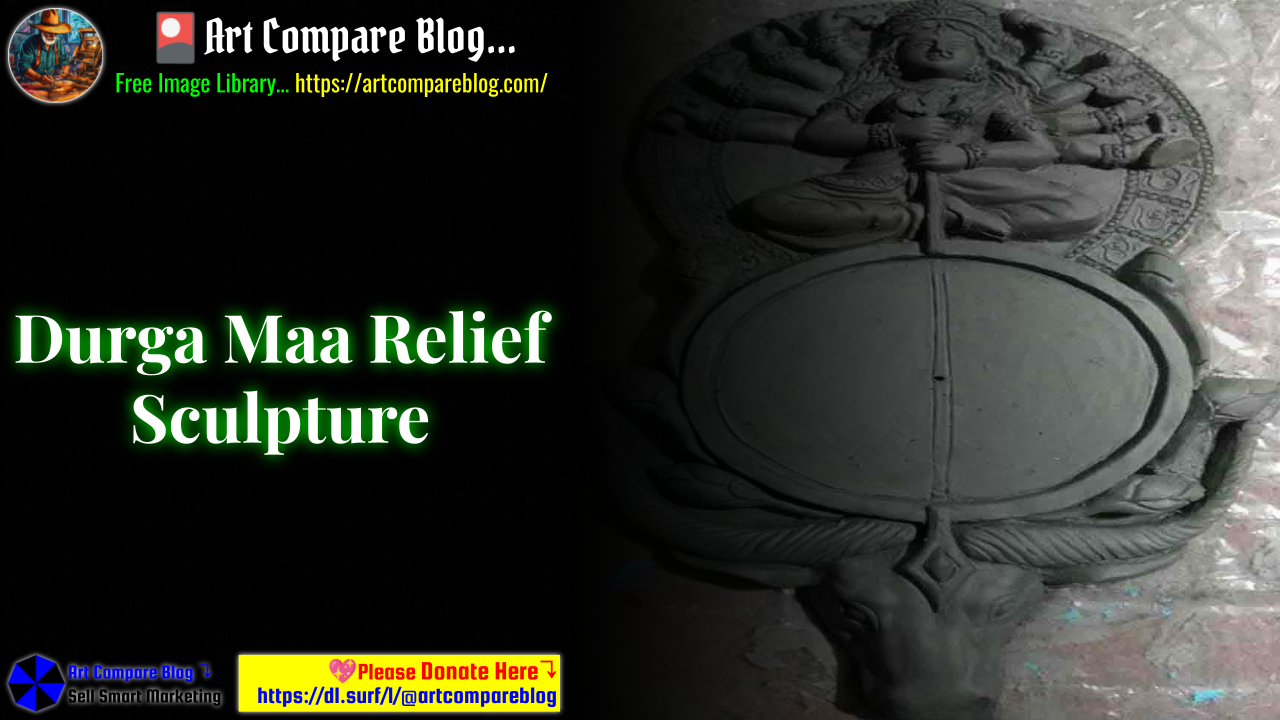 Durga Maa Relief Sculpture