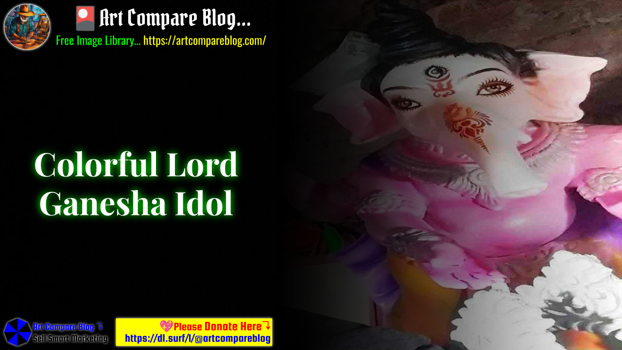 Colorful Lord Ganesha Idol