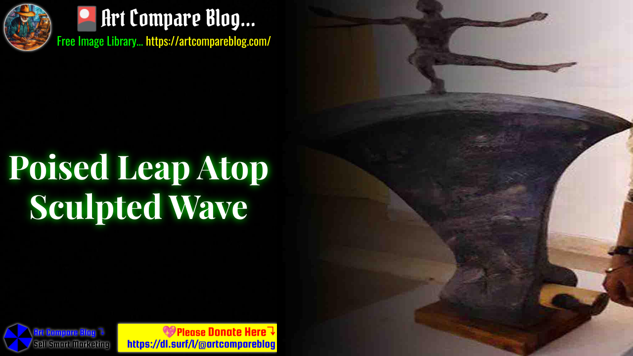 Poised Leap Atop Sculpted Wave