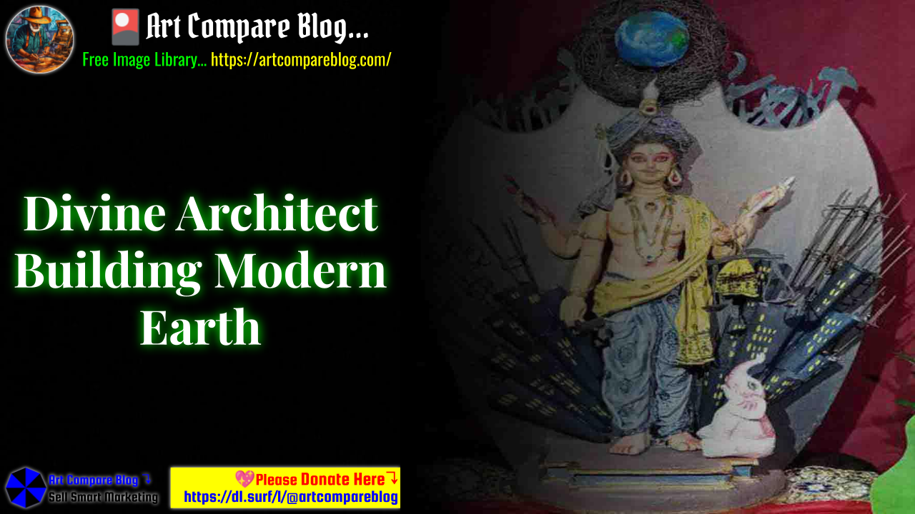 Divine Architect Building Modern Earth