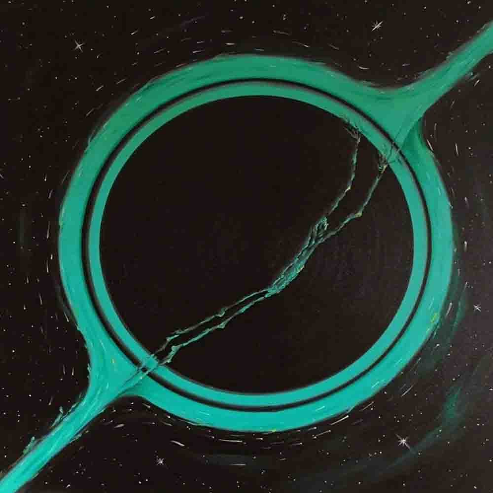 Abstract Cosmic Black Hole Art