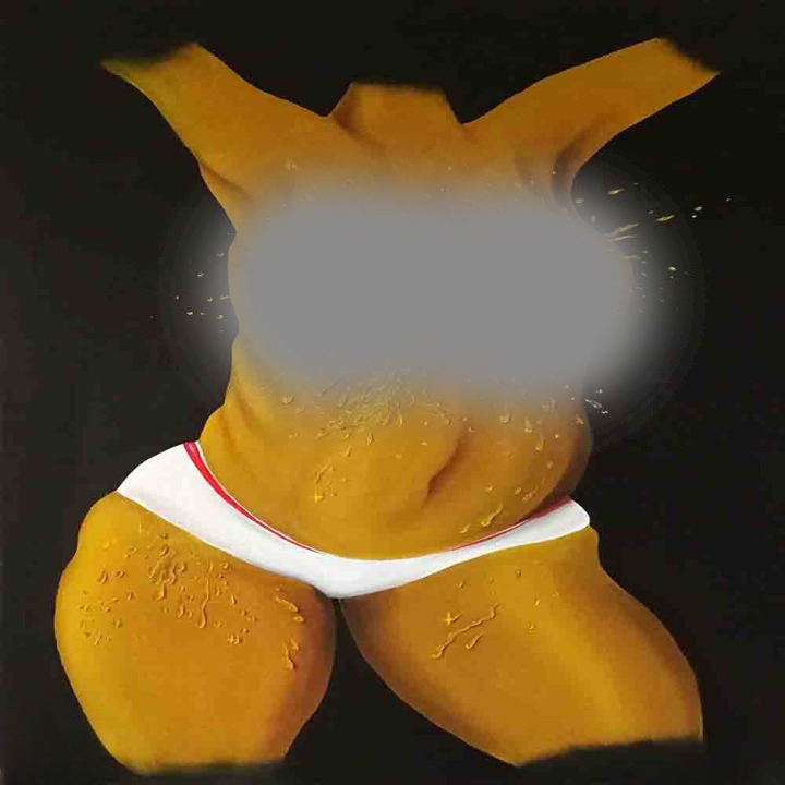 Abstract Female Torso Modern Art