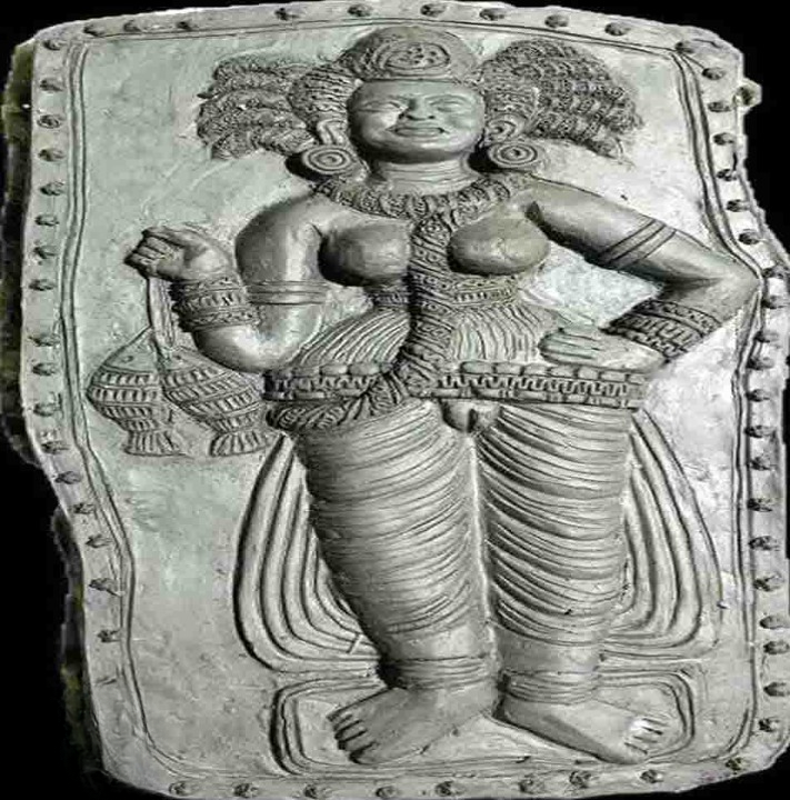 Ancient Goddess Relief Sculpture-1