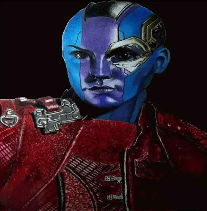 Cybernetic Nebula Defiant Blue Portrait-1