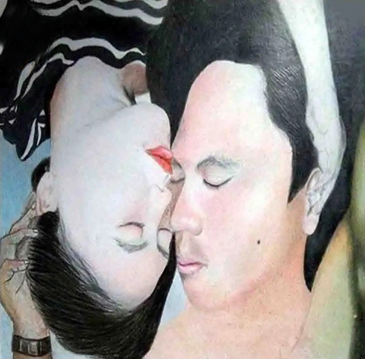 Inverted Embrace Soft Silent Kiss-1
