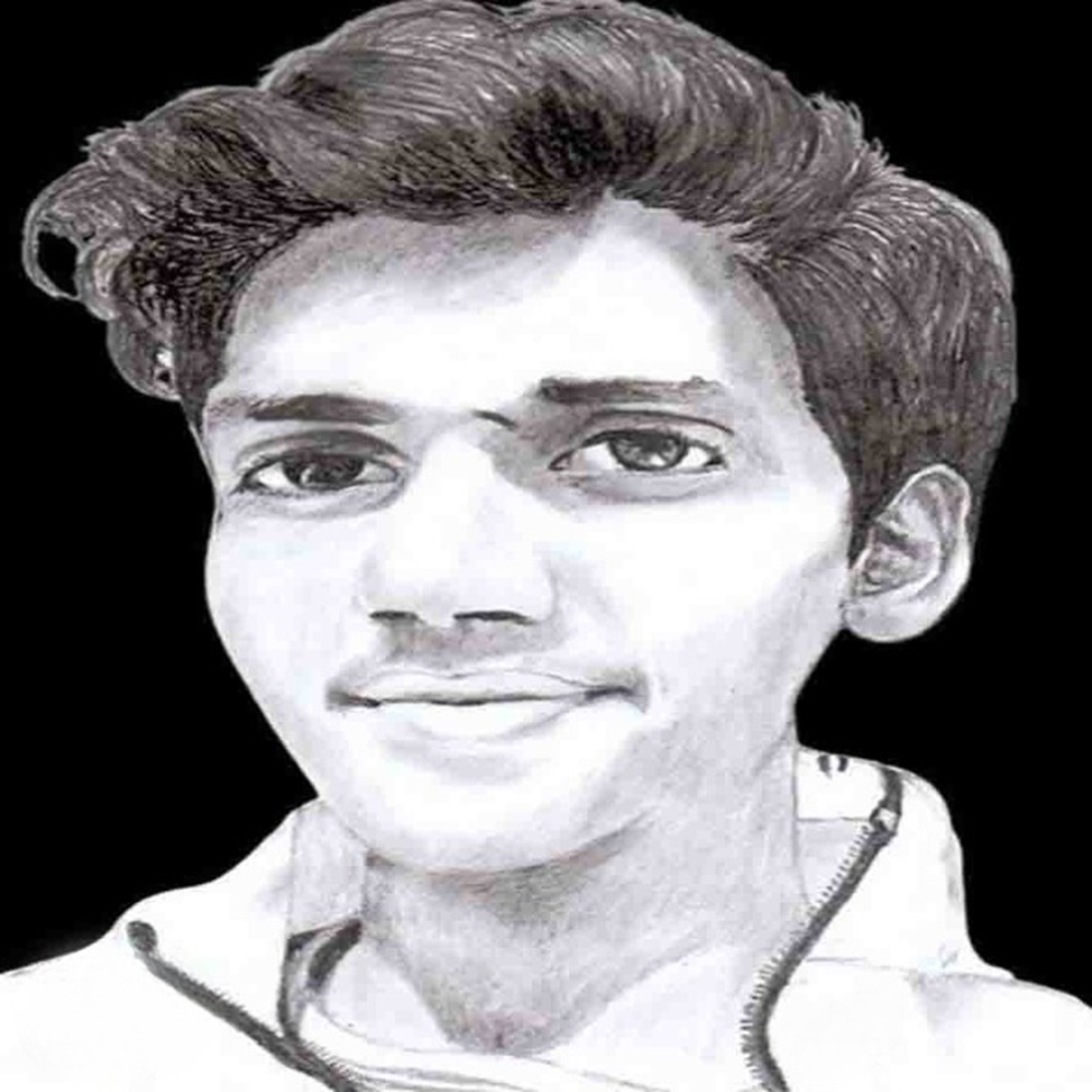Realistic Young Man Pencil Portrait with Detailed Shading-1