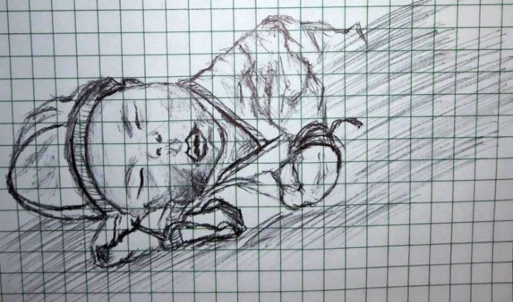 Slumber Sketched On Graph Paper-1