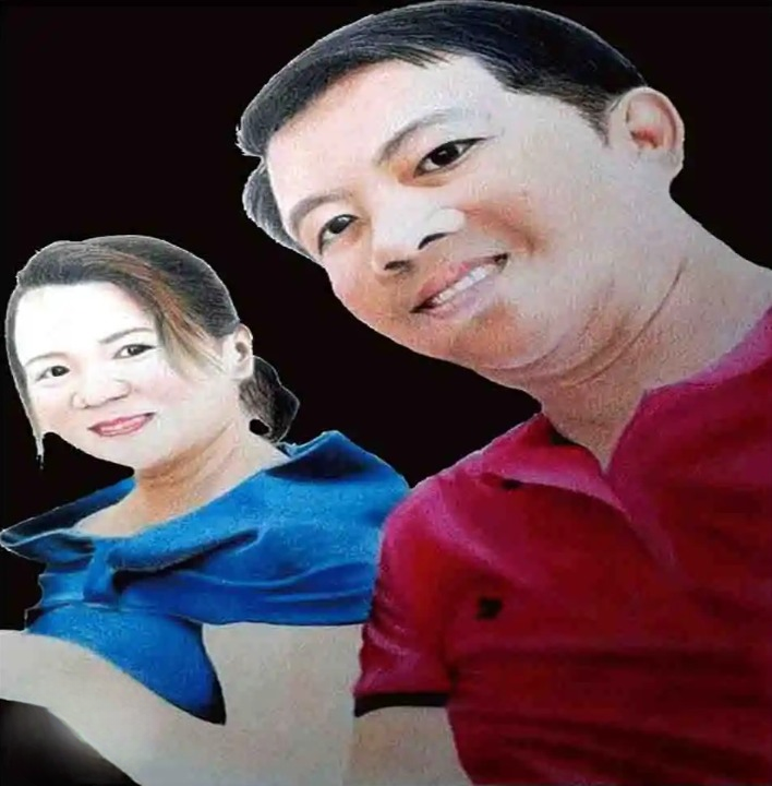 Smiling Couple Vibrant Portrait Art-1