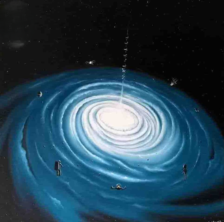 Spiral Galaxy with Cosmic Explorers