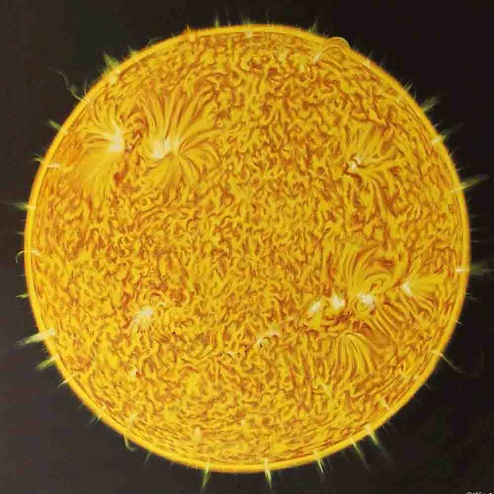 Vivid Close-Up of the Sun