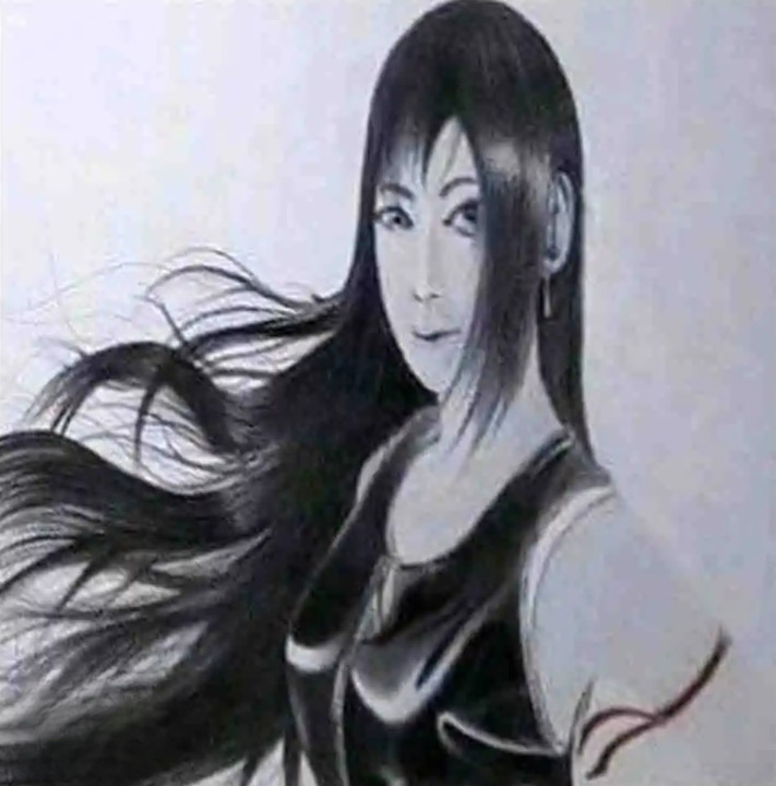 Windswept Hair Calm Confident Gaze-1
