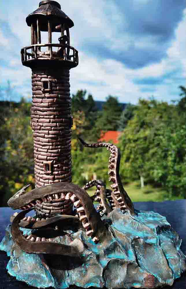 Bronze Lighthouse Attacked by Tentacles-1