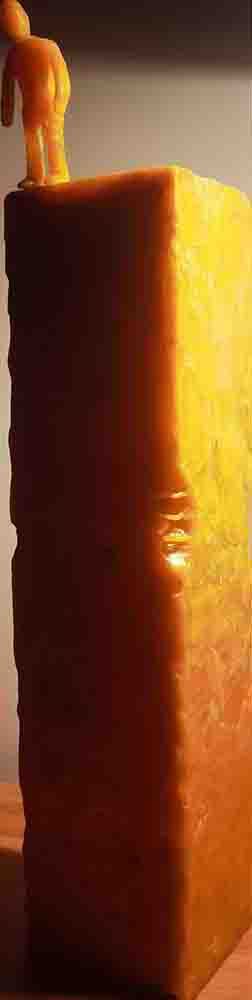Lonely Figure on Tall Block-1